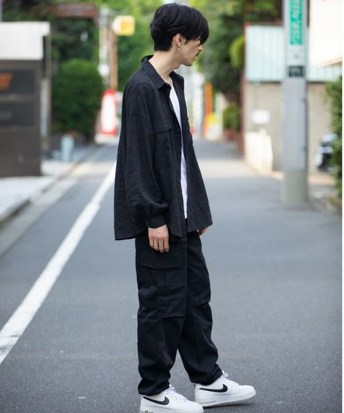 MOSSIMO  バルーンスリーブシャツアンサンブル メンズ商品画像-13