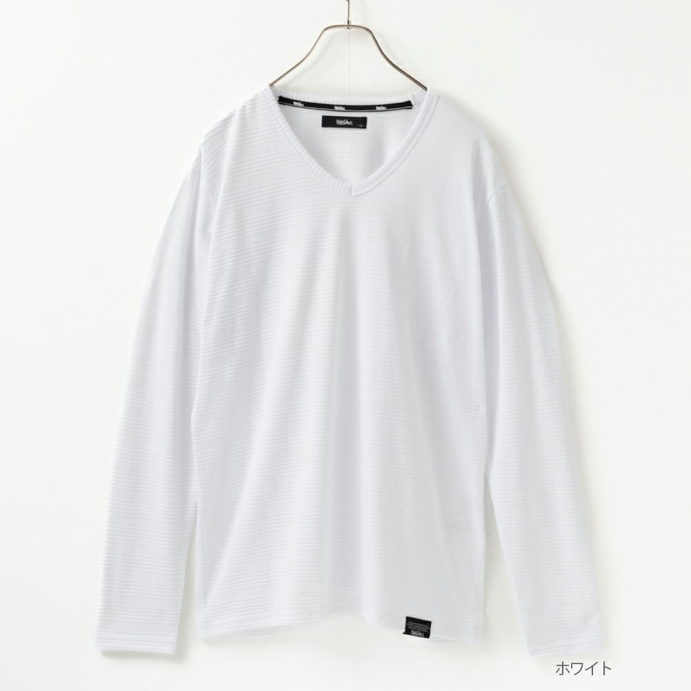 MOSSIMO タックボーダー長袖Tシャツ メンズ