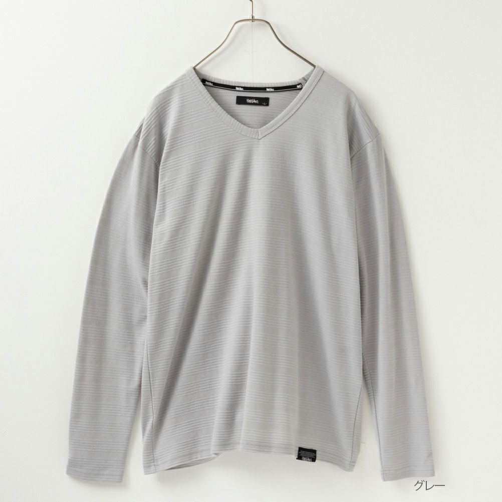 MOSSIMO タックボーダー長袖Tシャツ メンズ