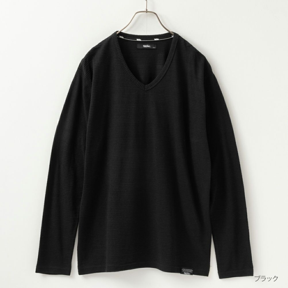 MOSSIMO  タックボーダー長袖Tシャツ メンズ商品画像-3