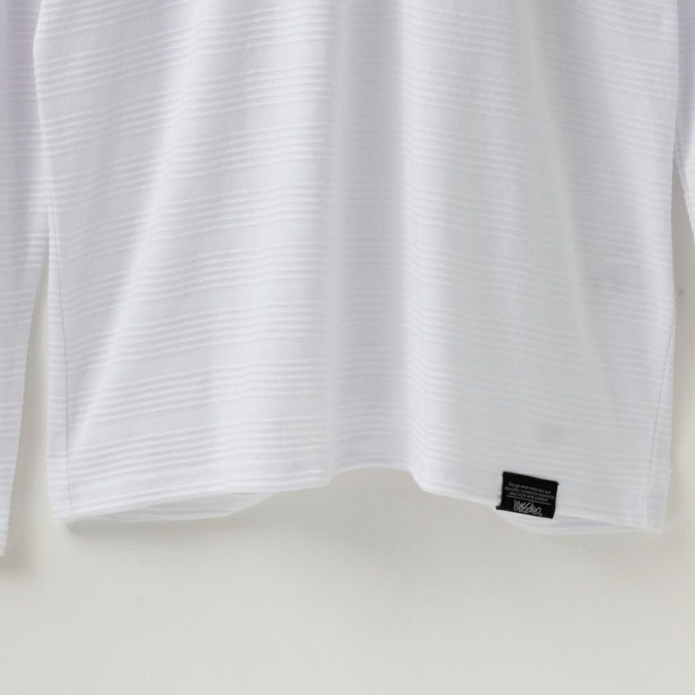 MOSSIMO タックボーダー長袖Tシャツ メンズ