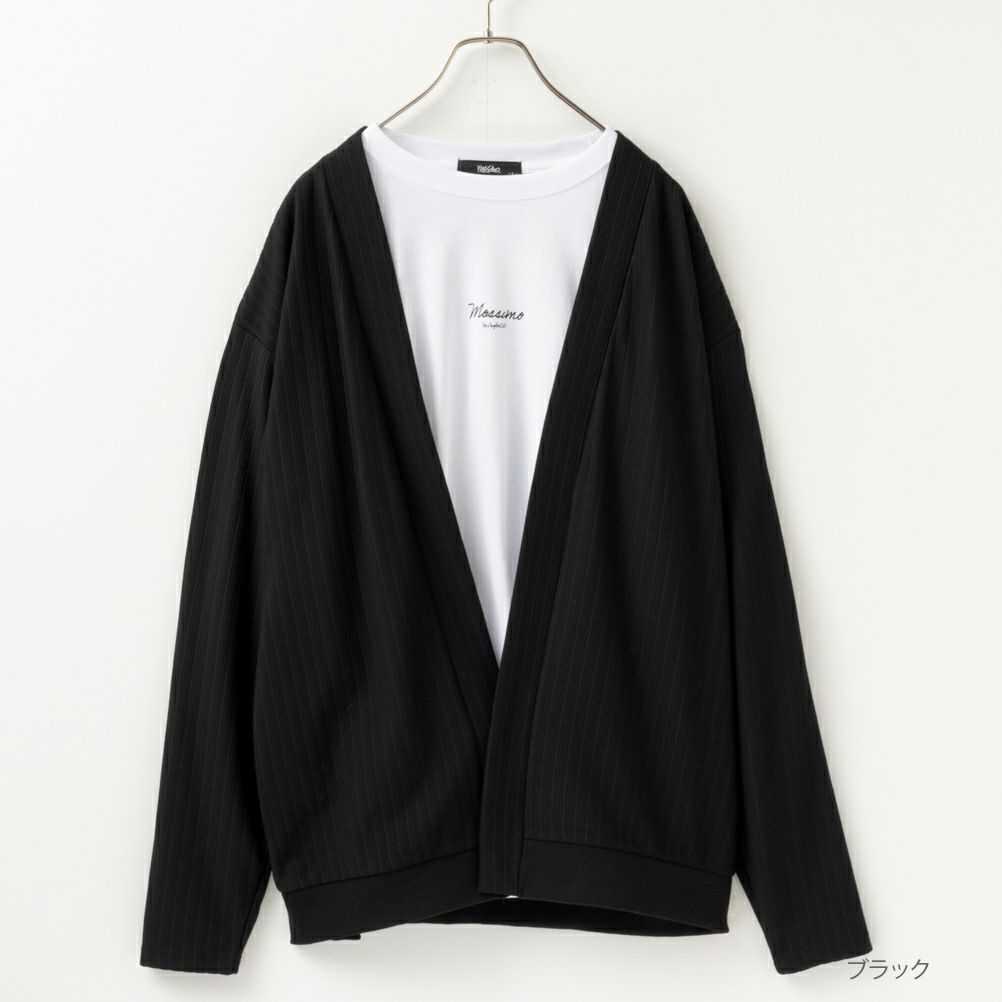 MOSSIMO 針抜きカーディガンアンサンブル メンズ