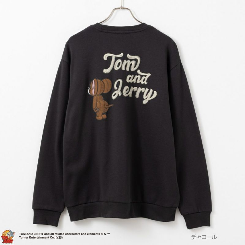 【オンラインストア限定】Tom and Jerry 発泡プリントトレーナー メンズ商品画像-1