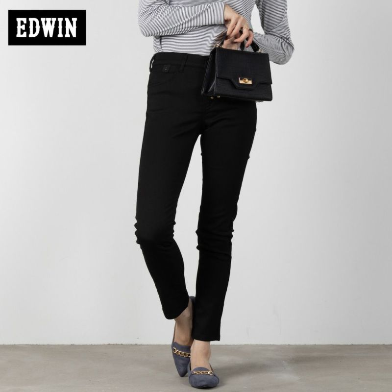 EDWIN  ハタラクロ スキニーパンツ レディース商品画像-1