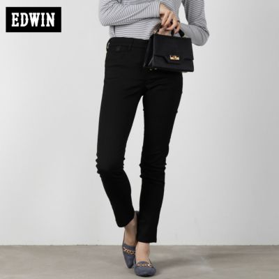 EDWIN  ハタラクロ スキニーパンツ レディース