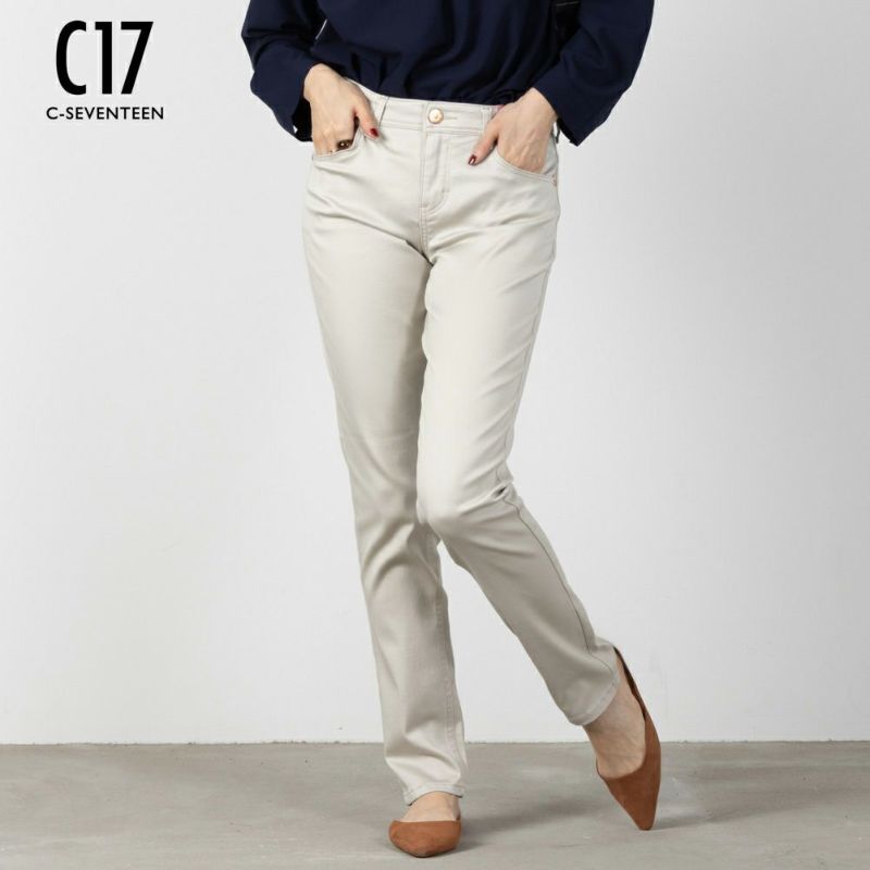 C17  ベーシックスキニーパンツ レディース商品画像-1