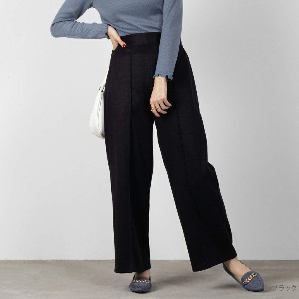 NAVY  ツイルワイドパンツ レディース商品画像-2