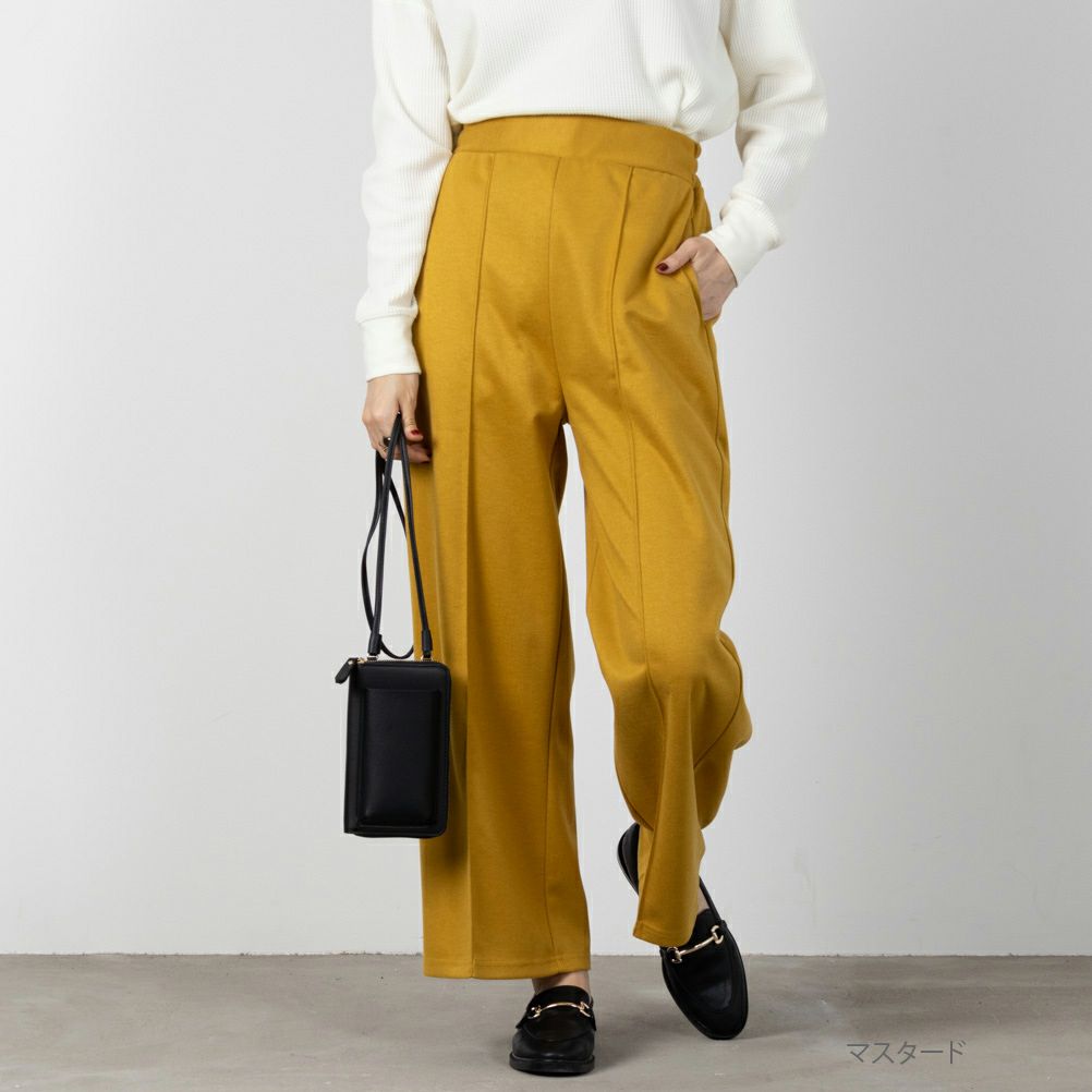 NAVY  ツイルワイドパンツ レディース商品画像-3