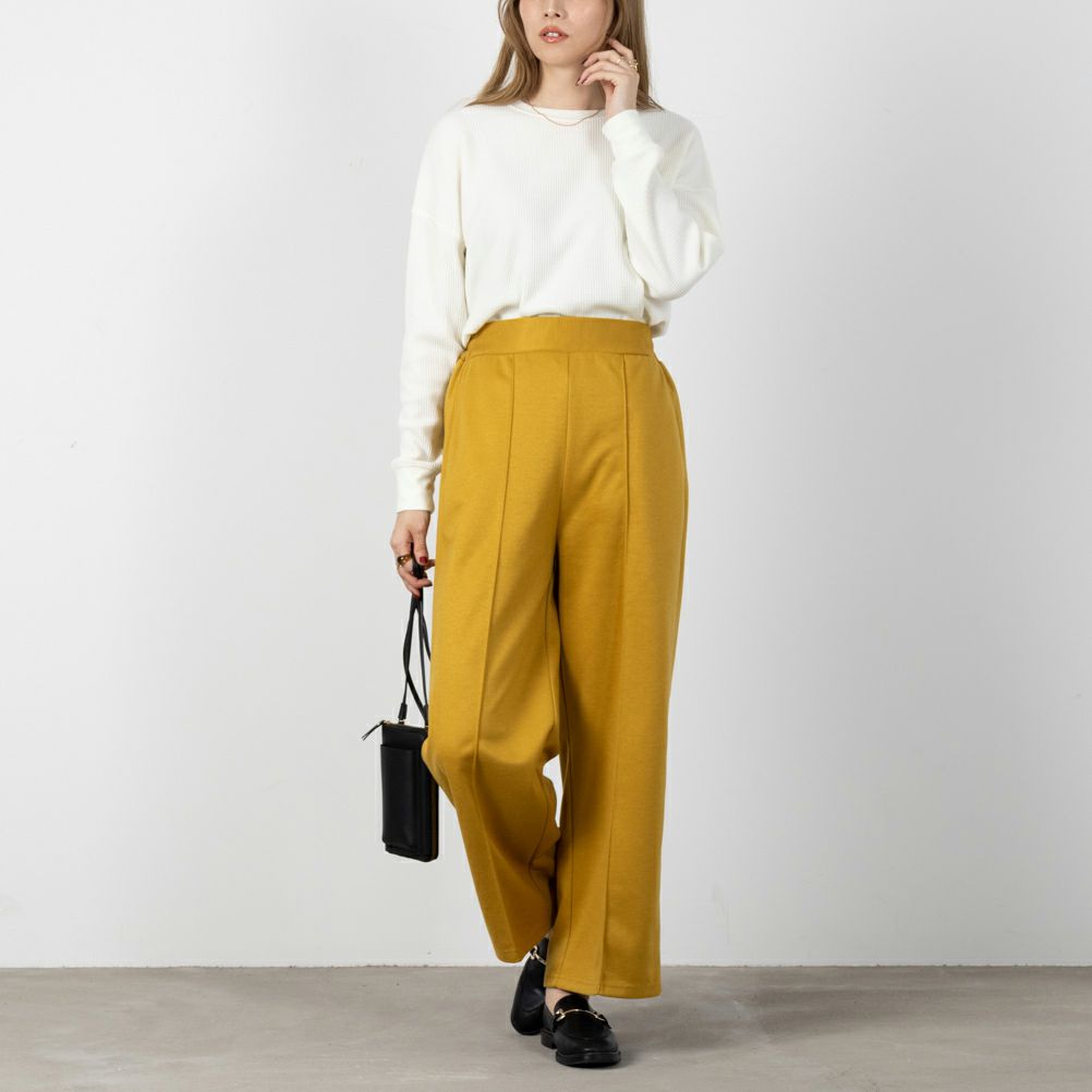 NAVY  ツイルワイドパンツ レディース商品画像-9