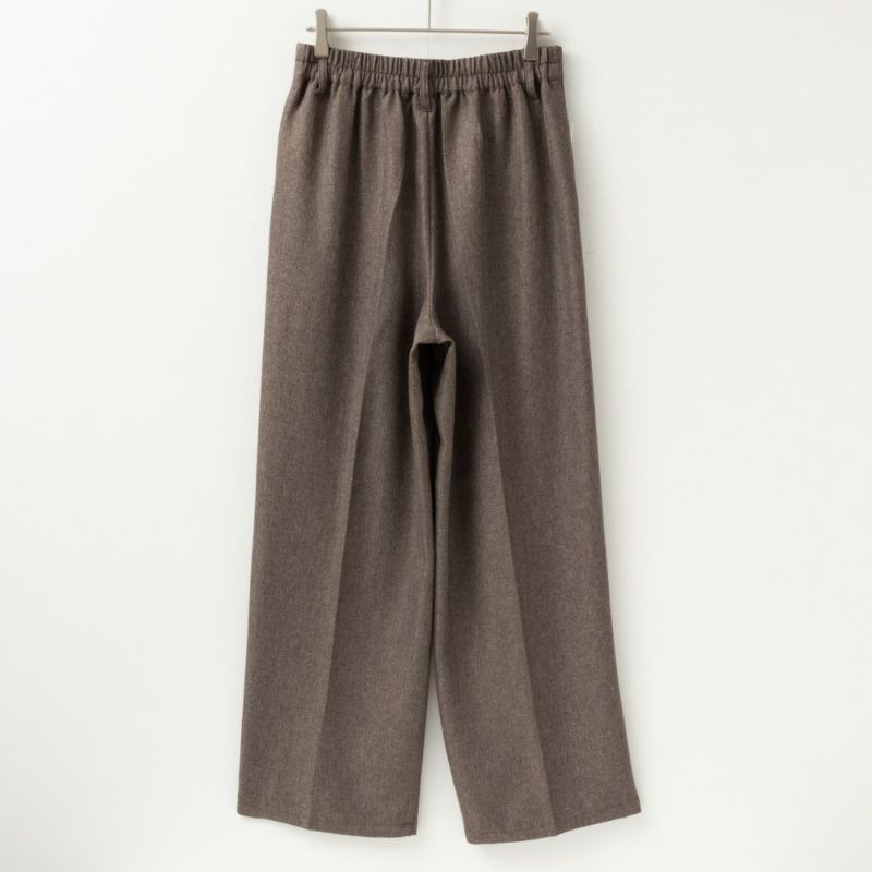 ウーリッシュヘリンボンワイドパンツ レディース商品画像-8