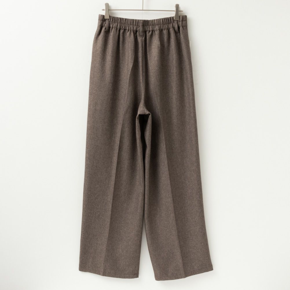 ウーリッシュヘリンボンワイドパンツ レディース商品画像-8