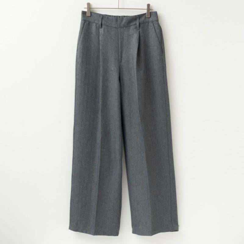 ウーリッシュヘリンボンワイドパンツ レディース商品画像-9
