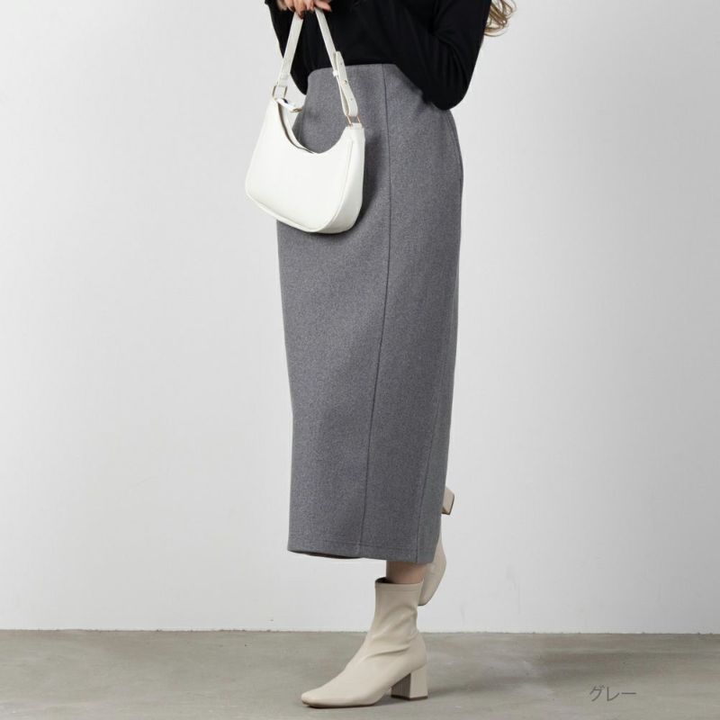 [期間限定価格]NAVY  ストレッチスカート レディース商品画像-2