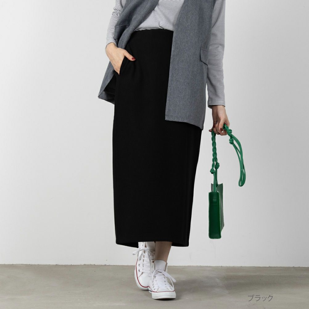 NAVY ストレッチスカート レディース商品画像-3