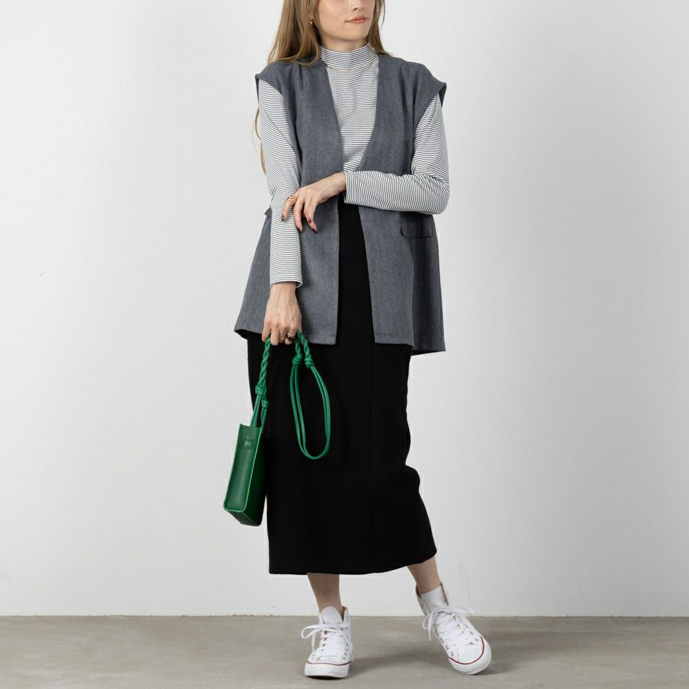 NAVY ストレッチスカート レディース