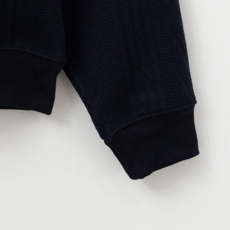 CONVERSE  裏起毛ケーブルワンポイトトレーナー メンズ商品画像-7