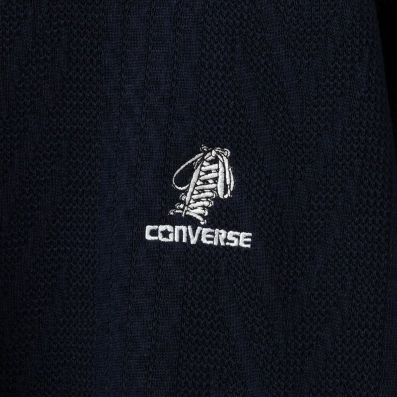 CONVERSE  裏起毛ケーブルワンポイトトレーナー メンズ商品画像-8