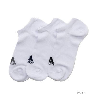 adidas  スニーカーソックス 消臭ワンポイント ３足組 メンズ