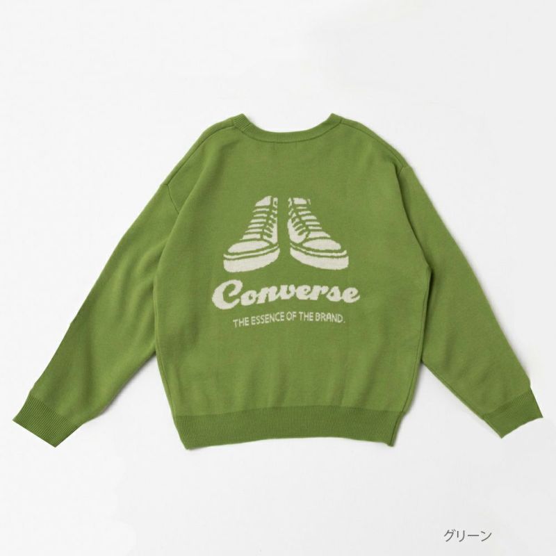 CONVERSE  ジャガードスニーカープルオーバー レディース商品画像-1