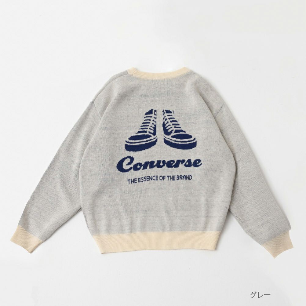 [期間限定価格]CONVERSE  ジャガードスニーカープルオーバー レディース商品画像-3