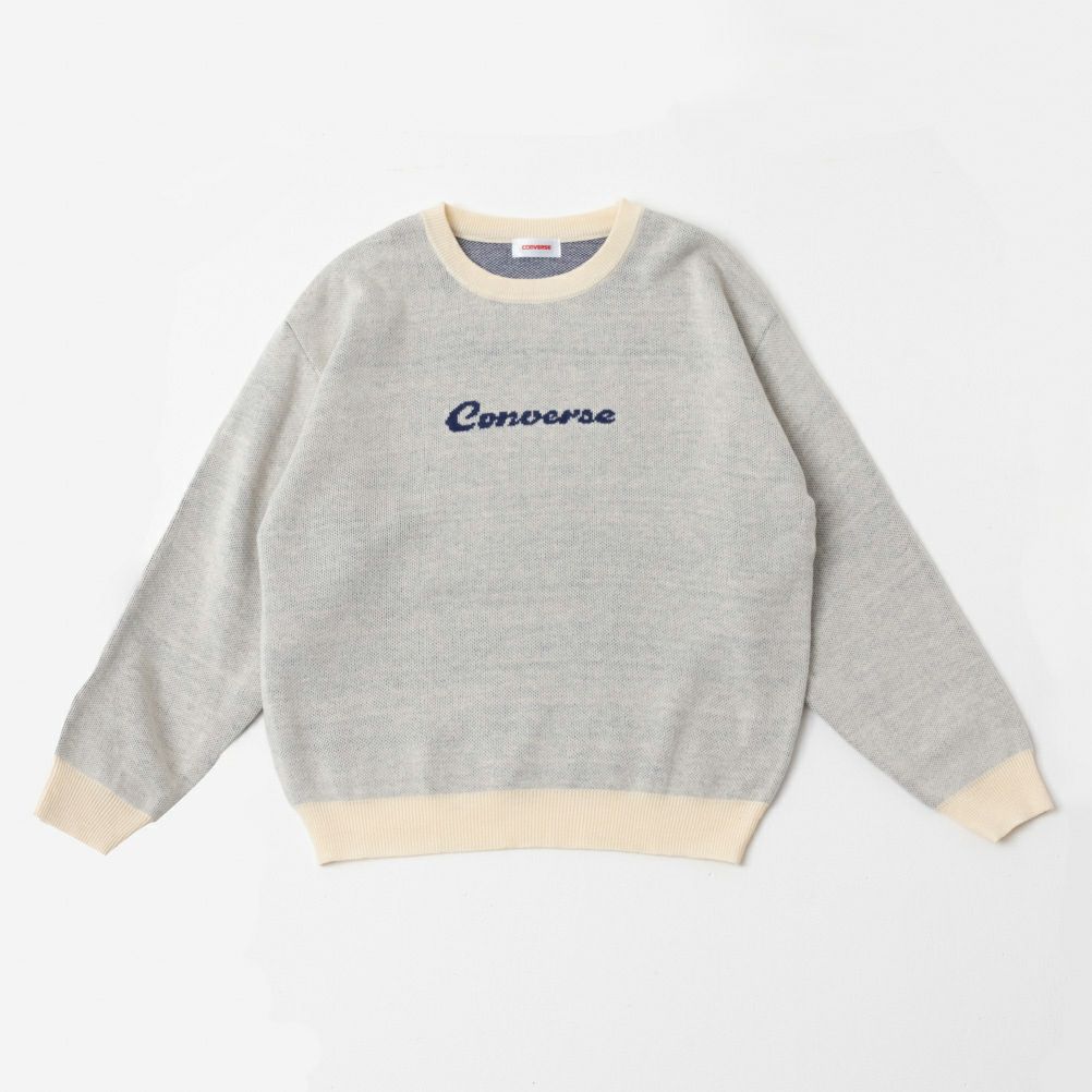 CONVERSE ジャガードスニーカープルオーバー レディース