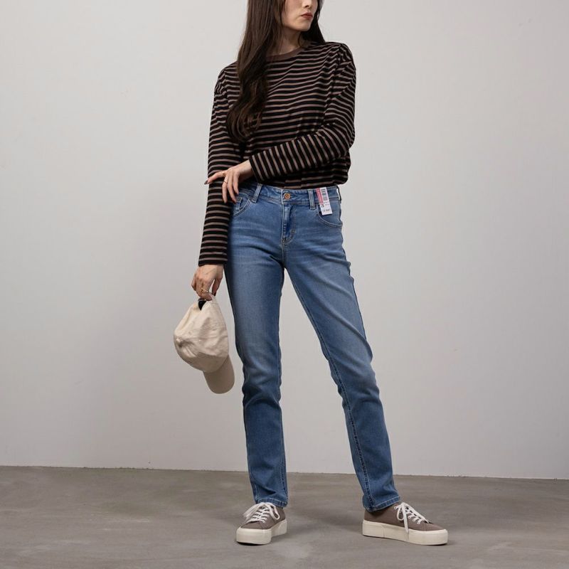 C17  ベーシックスキニーパンツ レディース商品画像-2