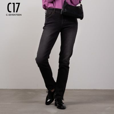 C17 ベーシックスキニーパンツ レディース