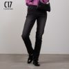 C17 ベーシックスキニーパンツ レディース