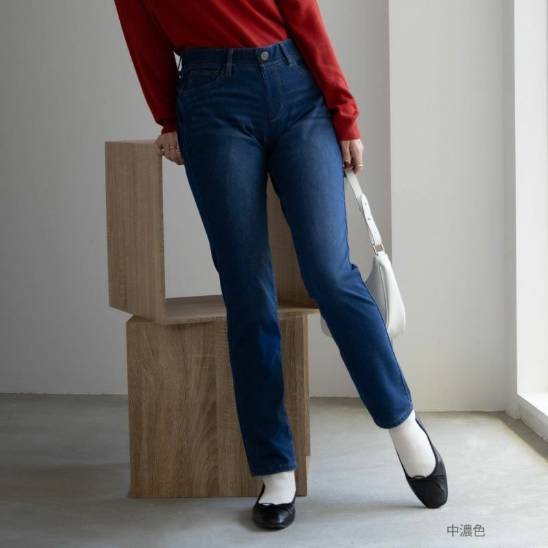 NAVY  Magic Legs パーフェクトレッグス 裏起毛レギンス レディース商品画像-1