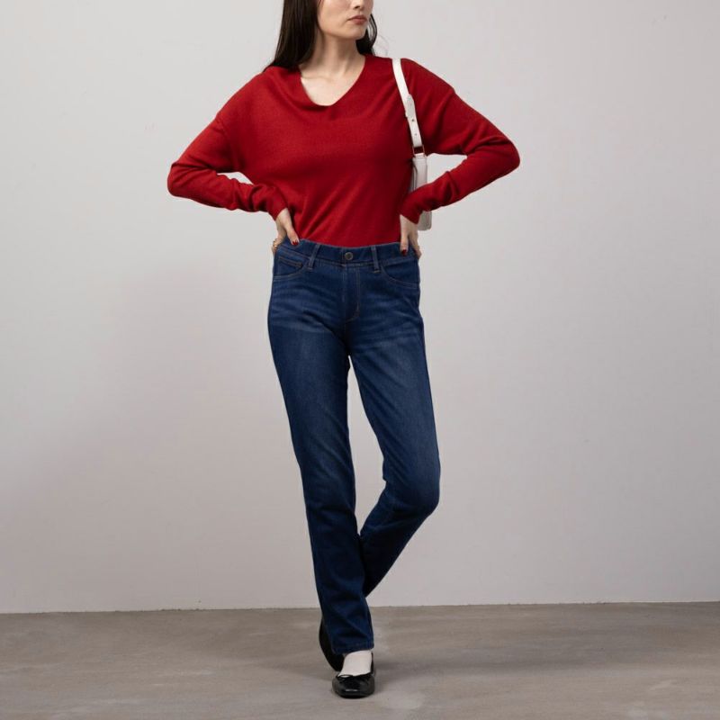 NAVY  Magic Legs パーフェクトレッグス 裏起毛レギンス レディース商品画像-2