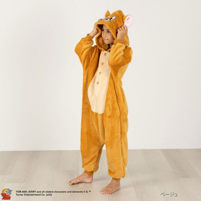 Tom and Jerry ジェリー 着ぐるみパジャマ キッズ商品画像-1