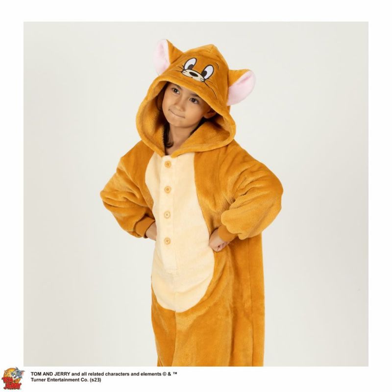 Tom and Jerry ジェリー 着ぐるみパジャマ キッズ商品画像-2