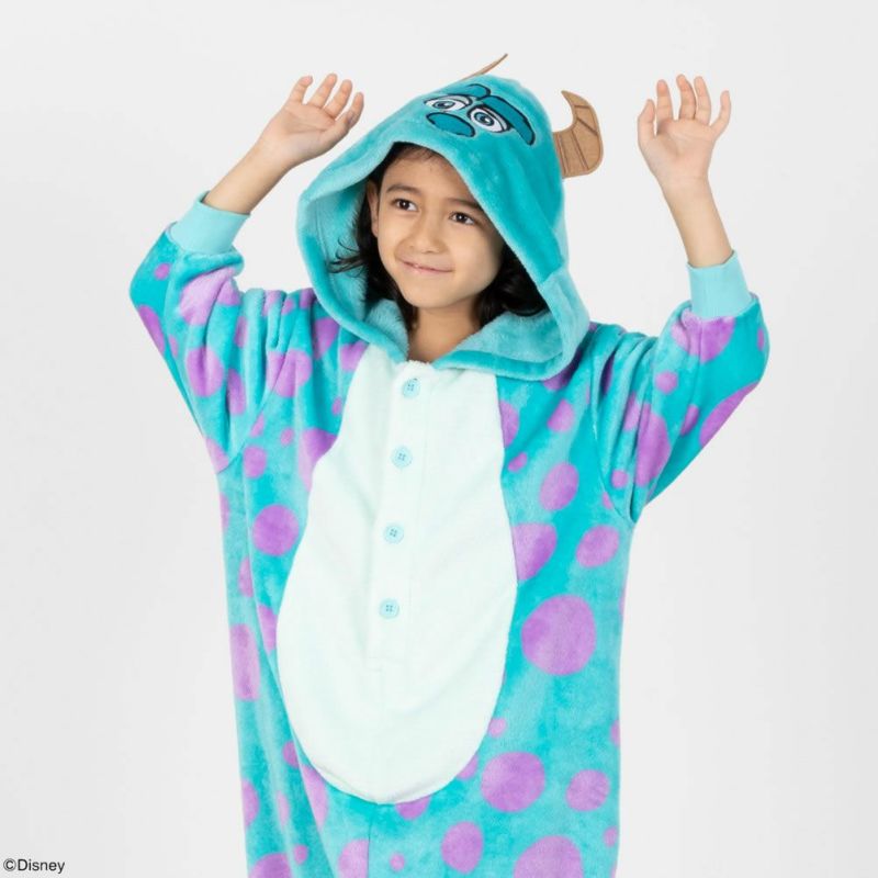 [期間限定価格]【オンラインストア限定】PIXAR ディズニー / ピクサー モンスターズ・インク サリー / 着ぐるみパジャマ キッズ商品画像-2