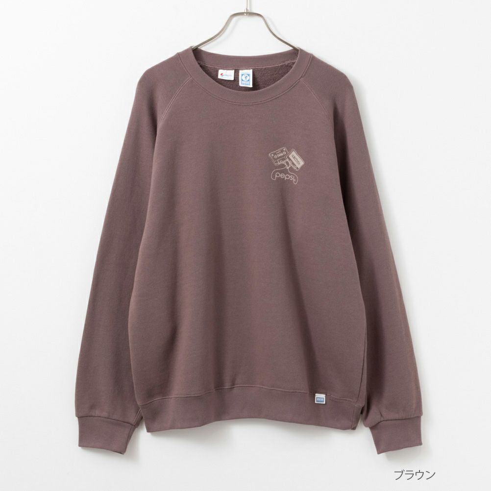 DISCUS×PEPSI ラグラントレーナー メンズ