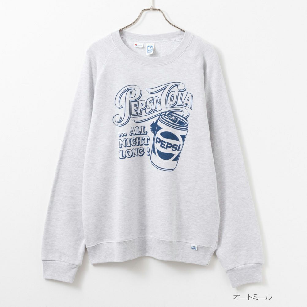 DISCUS×PEPSI ラグラントレーナー メンズ