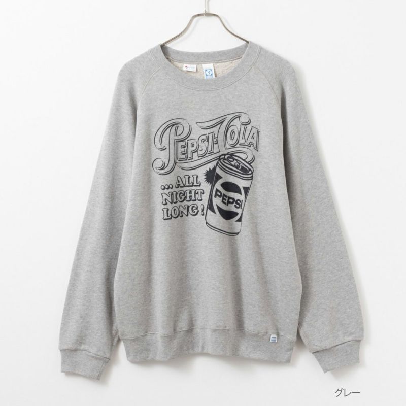 [期間限定価格]【オンラインストア限定】DISCUS×PEPSI ラグラントレーナー メンズ商品画像-5