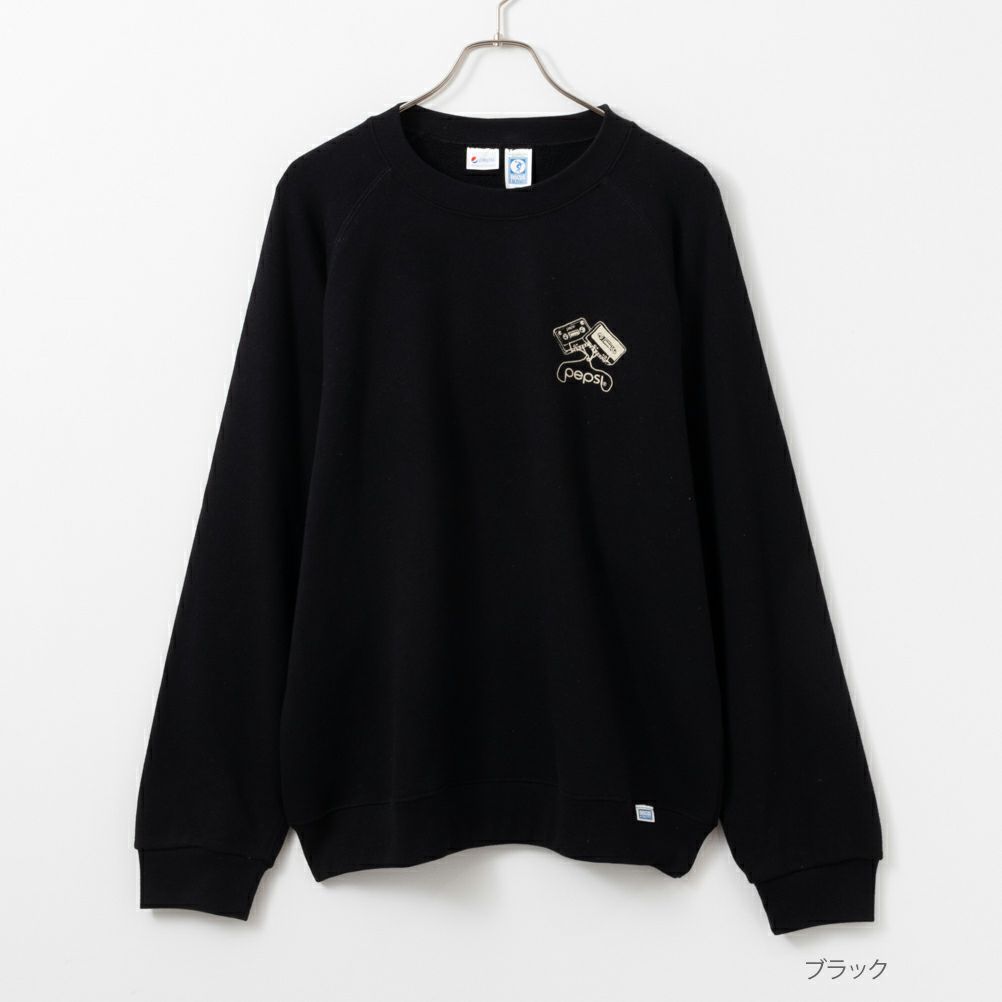 DISCUS×PEPSI ラグラントレーナー メンズ