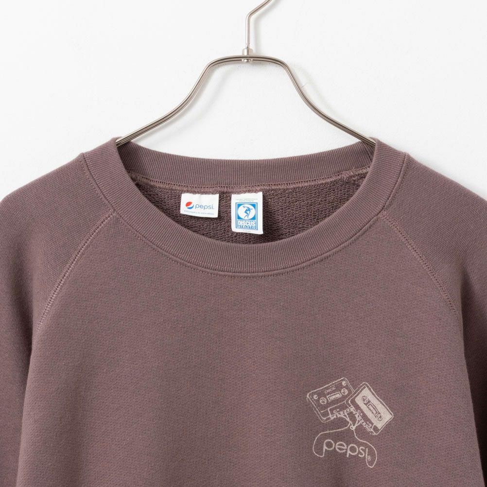 DISCUS×PEPSI ラグラントレーナー メンズ