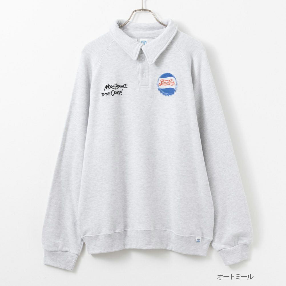 DISCUS×PEPSI ポロスウェット メンズ