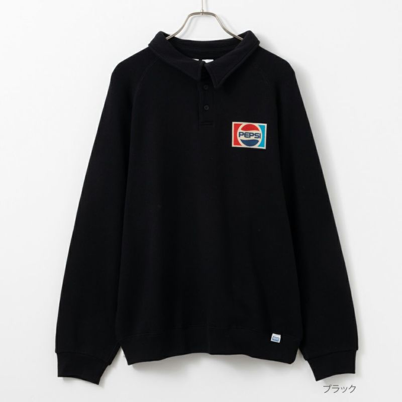 DISCUS DISCUS×PEPSI ポロスウェット メンズ