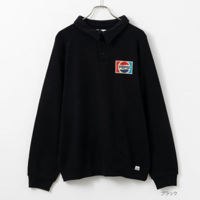 【オンラインストア限定】DISCUS×PEPSI ポロスウェット メンズ
