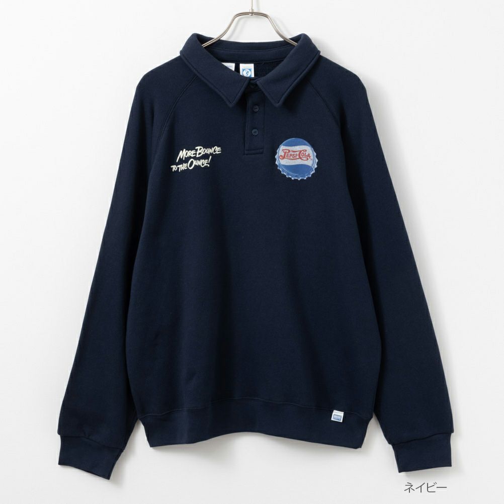 DISCUS×PEPSI ポロスウェット メンズ