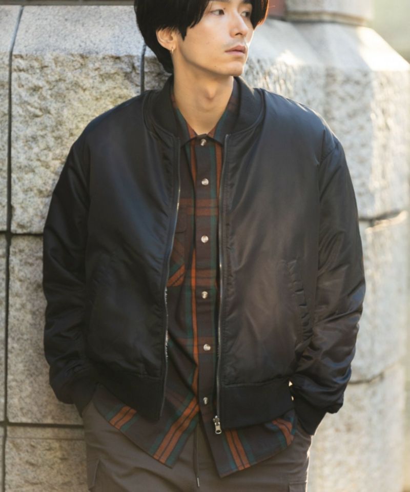 NAVY  MA-1タイプリバーシブルジャケット メンズ商品画像-2