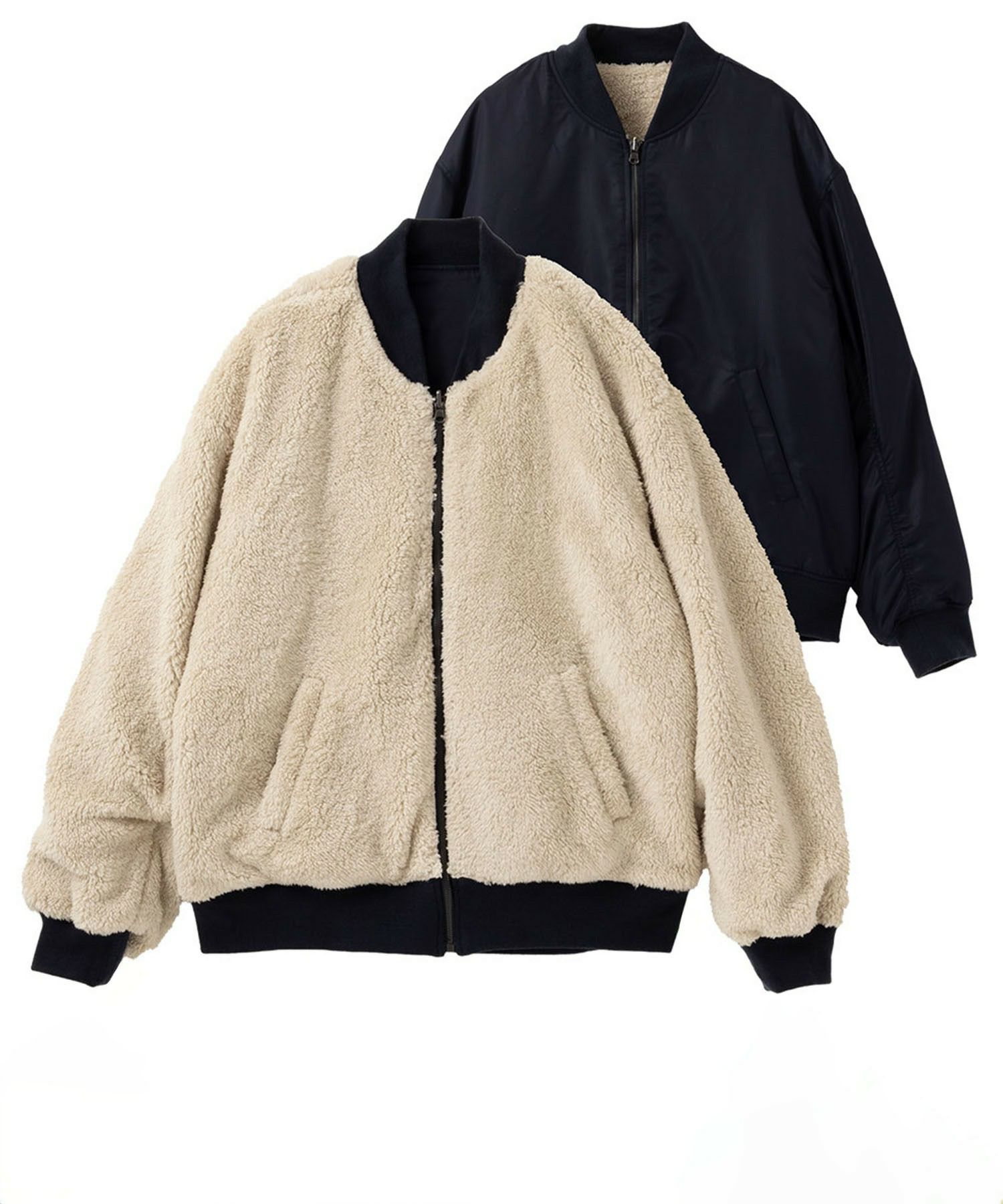 NAVY  MA-1タイプリバーシブルジャケット メンズ商品サムネイル-4