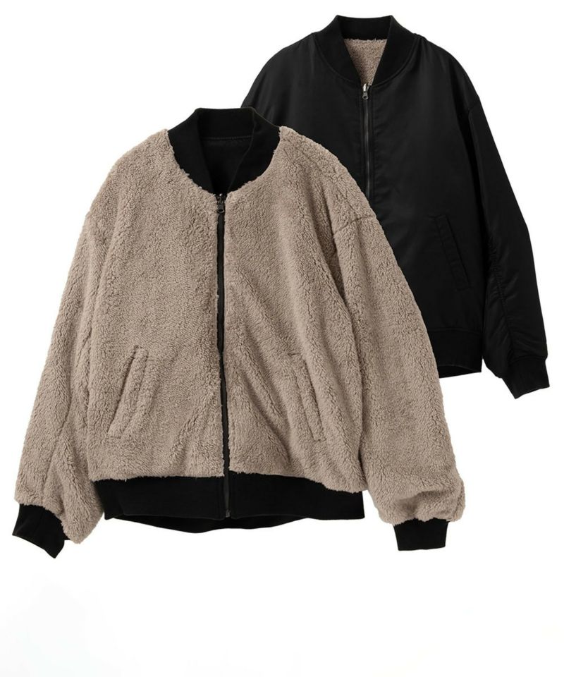 NAVY MA-1タイプリバーシブルジャケット メンズ商品画像-5