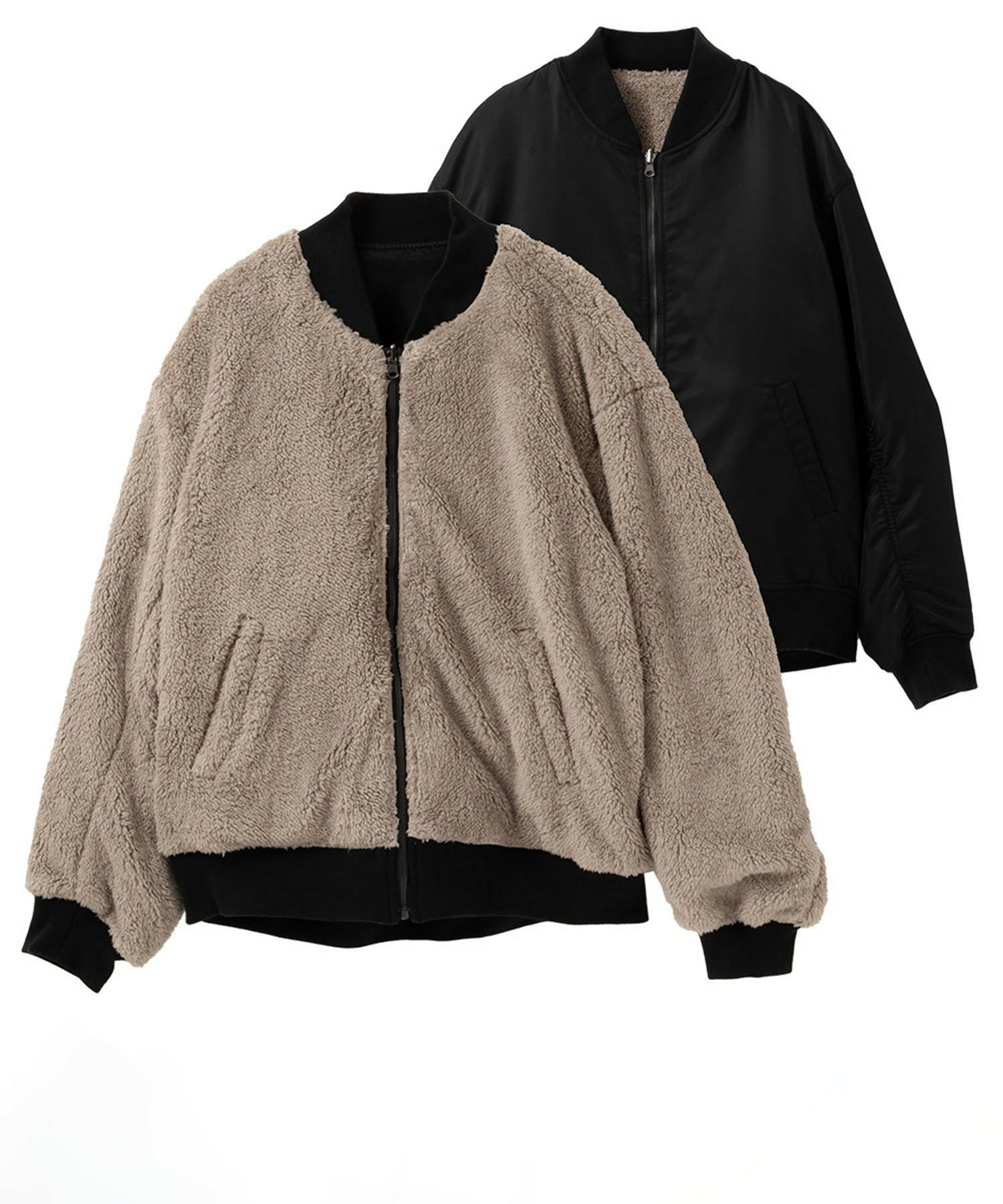 NAVY MA-1タイプリバーシブルジャケット メンズ商品サムネイル-5