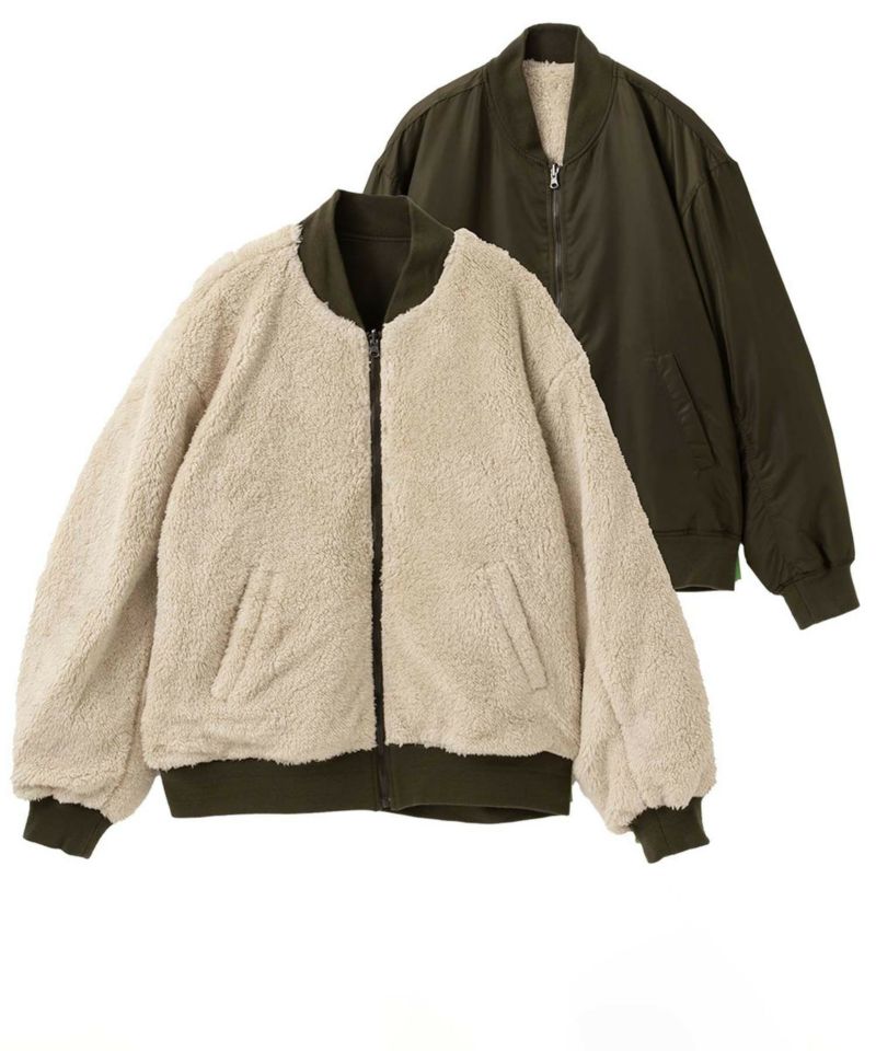 NAVY  MA-1タイプリバーシブルジャケット メンズ商品画像-6