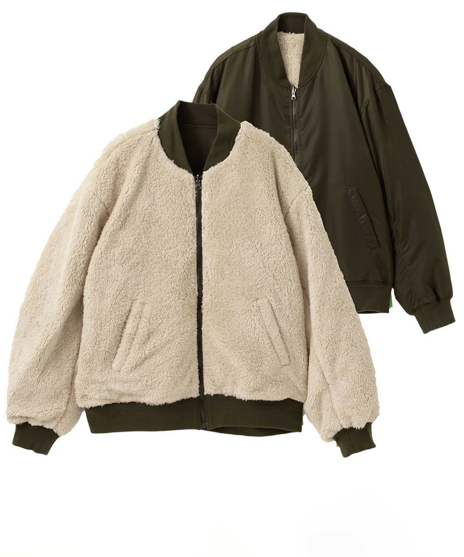 NAVY MA-1タイプリバーシブルジャケット メンズ商品サムネイル-6