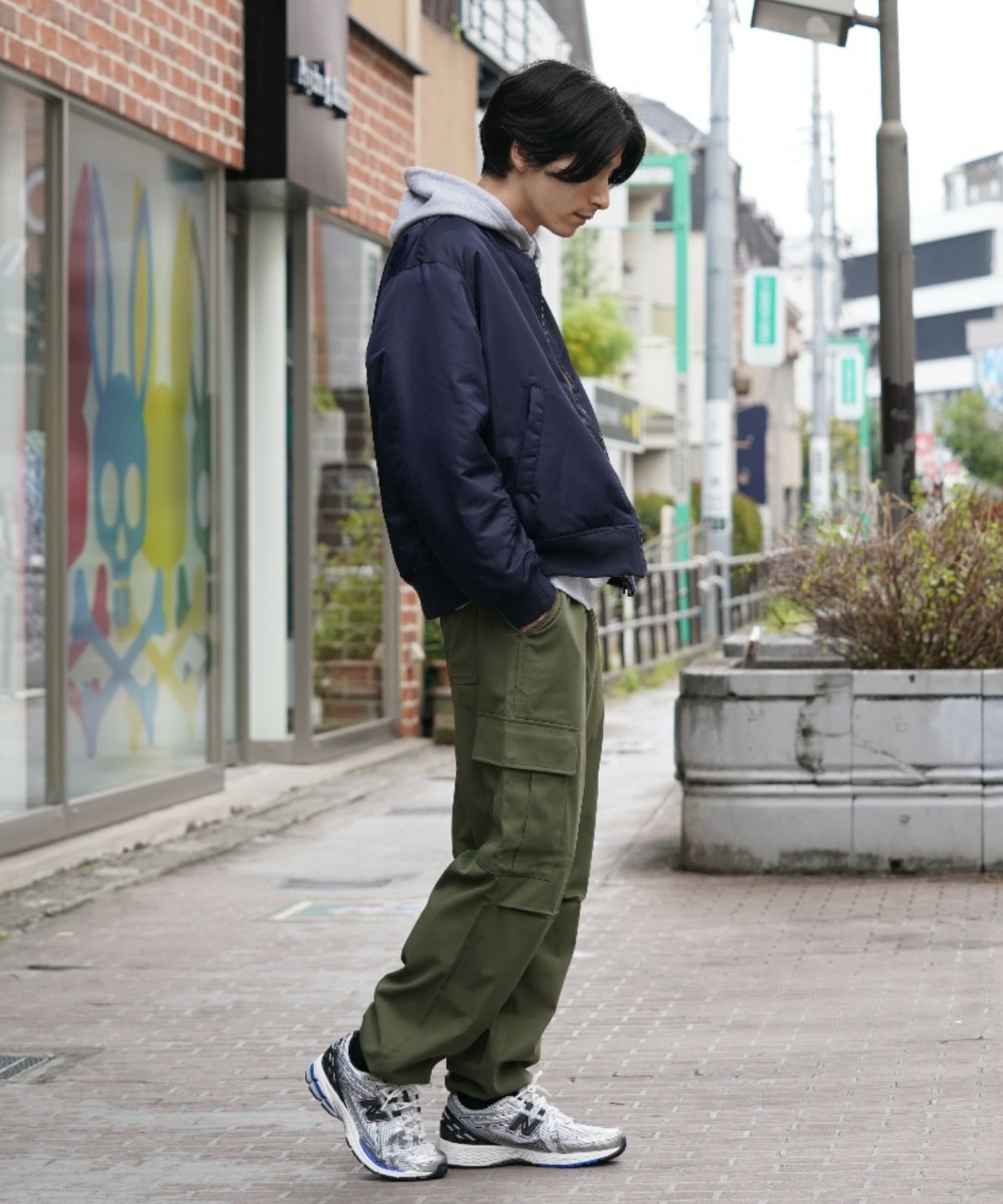 NAVY  MA-1タイプリバーシブルジャケット メンズ商品サムネイル-10