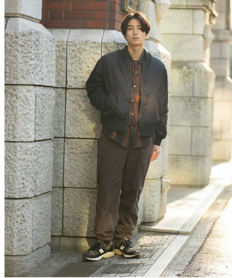 NAVY MA-1タイプリバーシブルジャケット メンズ商品画像-14